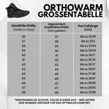 OrthoWarm - Pain-relieving, water-repellent & lined barefoot shoes