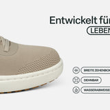 Lena - Beige Lightweight Comfort Sneaker for Everyday