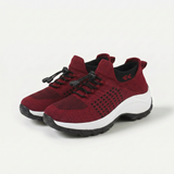 Ambulo Orthopedic Shoes Knitted Fabric - Black Red