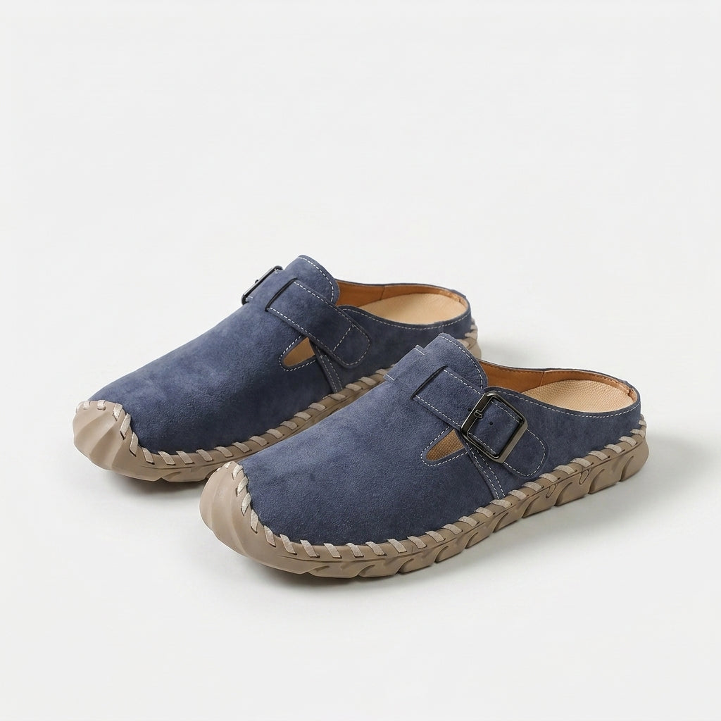 Marly - Comfortable Slide Sandal with Buckle