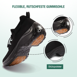 Ambulo Orthopedic Shoes Knit Fabric - All Black